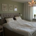 Kundbild Sam sänggavel (vägghängd) 180x70 cm - Beige (Tyg): Vilken fantastisk service jag fick...