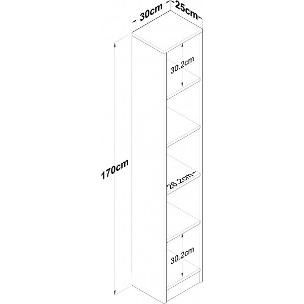 Bibliothque Hector 14 - Noyer