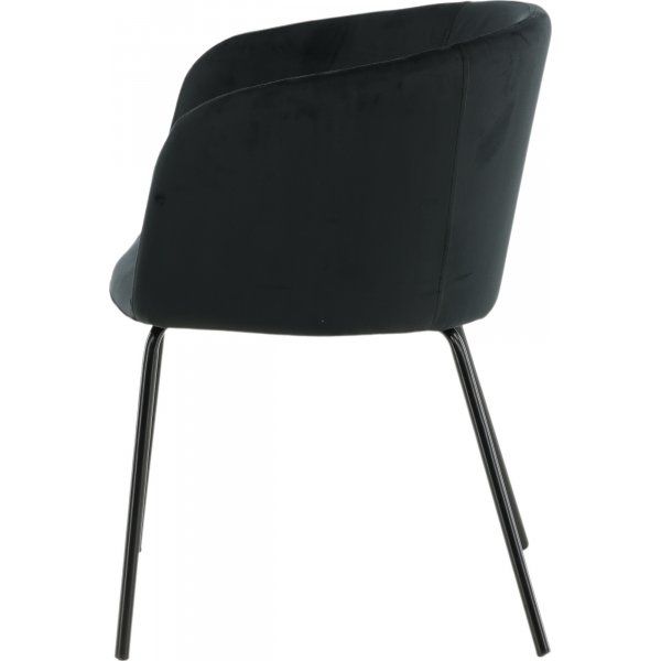 Tiber stol - Svart sammet Tiber stol - Svart sammet