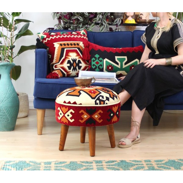 Melik sittpuff 1 - Flerfärgad Melik sittpuff 1 - Flerfärgad