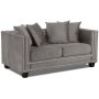Tempel 2-sits soffa med nitar - Grbeige (Sammet)