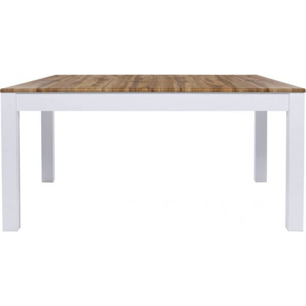 Table à manger Holten 160-210 x 90 cm - Chêne Wotan/blanc Table à manger Holten 160-210 x 90 cm - Chêne Wotan/blanc