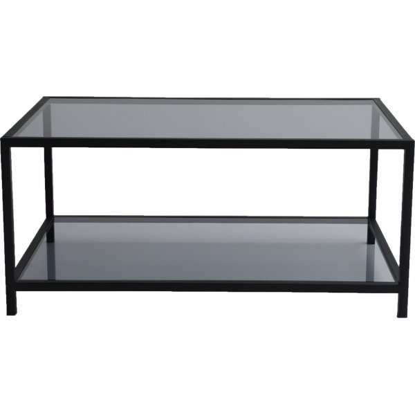 Astro soffbord 90 x 60 cm - Svart/rök Astro soffbord 90 x 60 cm - Svart/rök