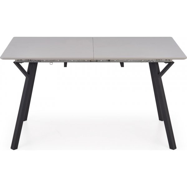 Table à manger Valarauk 140-180 x 80 cm - Gris clair/noir Table à manger Valarauk 140-180 x 80 cm - Gris clair/noir