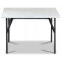 Terrazzo soffbord 75x75cm - Bianco Terrazzo & underrede AIR