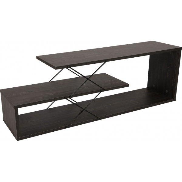 Banc multimédia Zigzag - Brun foncé Banc multimédia Zigzag - Brun foncé