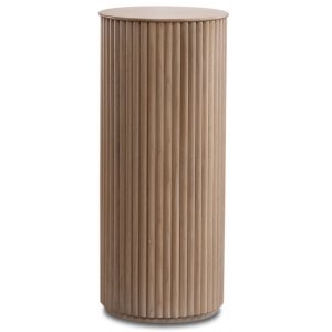 Pidestal cylindre - Blanchi  la chaux