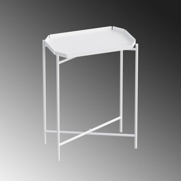 Table basse Vela 40 x 26 cm - Blanc Table basse Vela 40 x 26 cm - Blanc