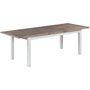 Canada matbord 180-230 cm - Grbetsad furu / Vita ben