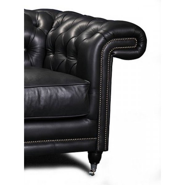 Skinnsoffa Chesterfield Manchester - 227 cm Skinnsoffa Chesterfield Manchester - 227 cm