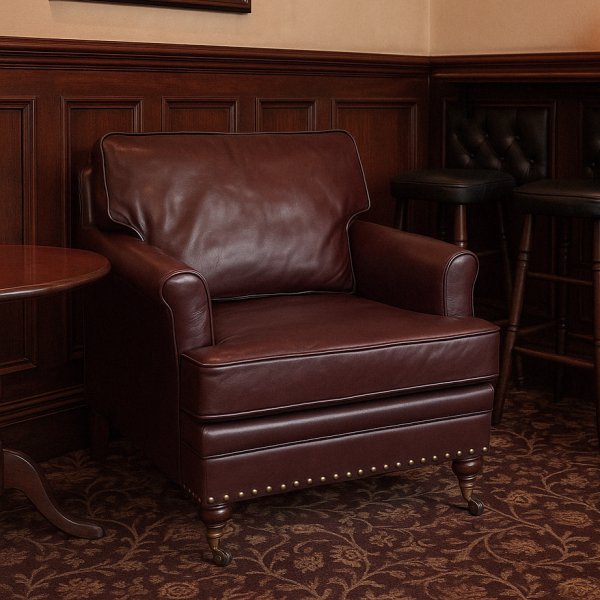 Howard fåtölj i äkta läder Howard fåtölj i äkta läder