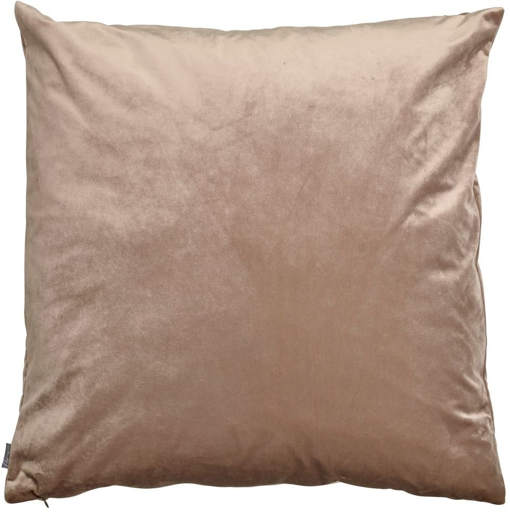 Kuddfodral Sammet 50x50 cm - Sand - Kuddfodral, Prydnadskuddar