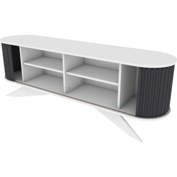 Banc multimédia Stormy - Blanc anthracite Banc multimédia Stormy - Blanc anthracite