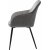 Fauteuil Florida en velours gris