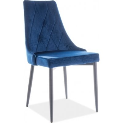 Adyson Velvet stol - Blå