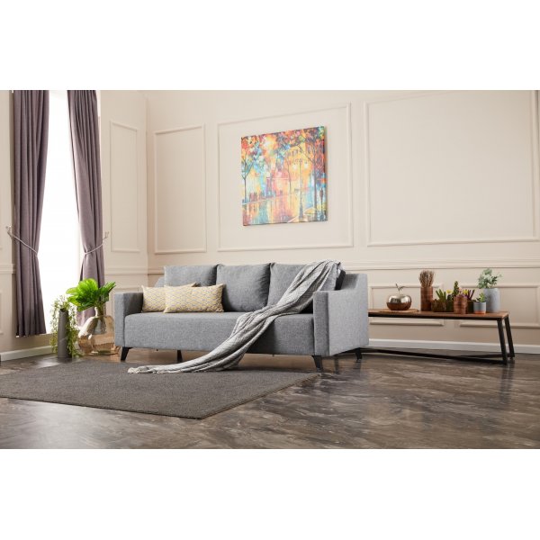 Bddsoffa 3-sits - Gr