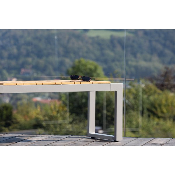 Banc Zenia - Gris foncé/naturel Banc Zenia - Gris foncé/naturel