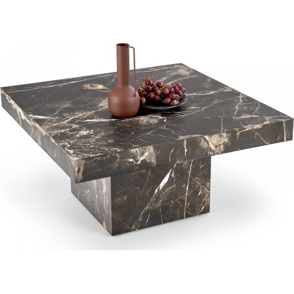 Monolit soffbord 80 x 80 cm - Svart marmor Monolit soffbord 80 x 80 cm - Svart marmor
