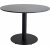 Kvarnbacken matbord 106 cm - Mrk marmor/svart