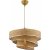 Couper taklampa - Beige/guld