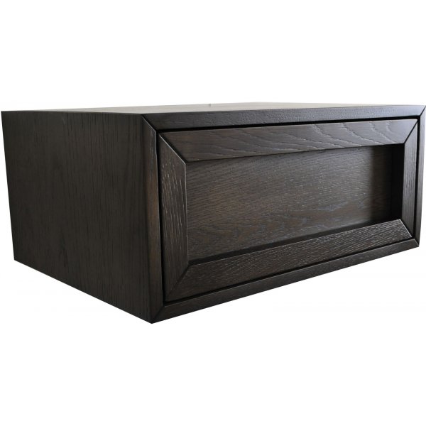 Isak wandhangend nachtkastje - Bruin eikenfineer