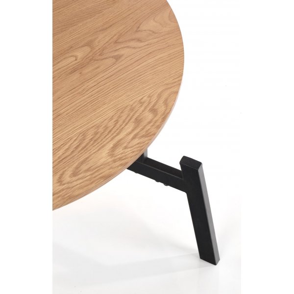 Table basse Attling 120 x 65 cm - Chne/noir