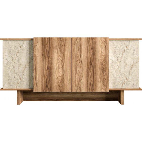 Diana skänk - Travertin/valnöt Diana skänk - Travertin/valnöt