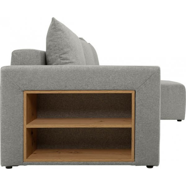 Denvo slaapbank met planken - Grijs