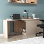 Newra skrivbord 180 x 47 cm - Furu/beige