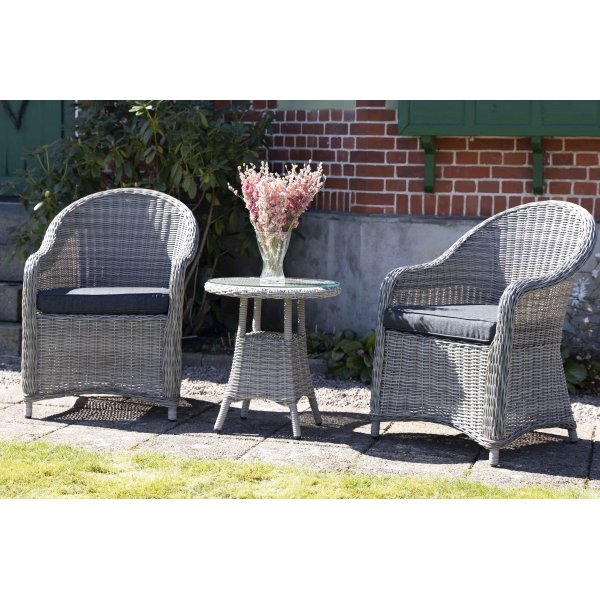 Nebraska - Utefåtölj i konstrotting + Textilrengöring för möbler Nebraska - Utefåtölj i konstrotting + Textilrengöring för möbler