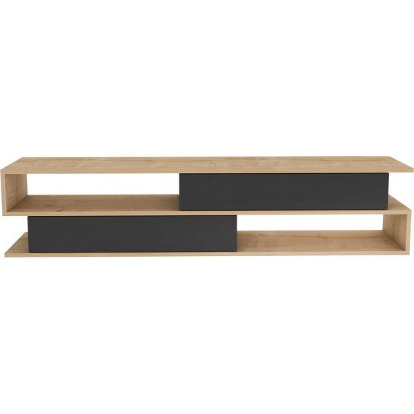 Banc multimdia Cortez - Chne/anthracite