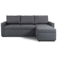 Dream divansoffa med bäddfunktion och förvaring - Mörkgrå Dream divansoffa med bäddfunktion och förvaring - Mörkgrå