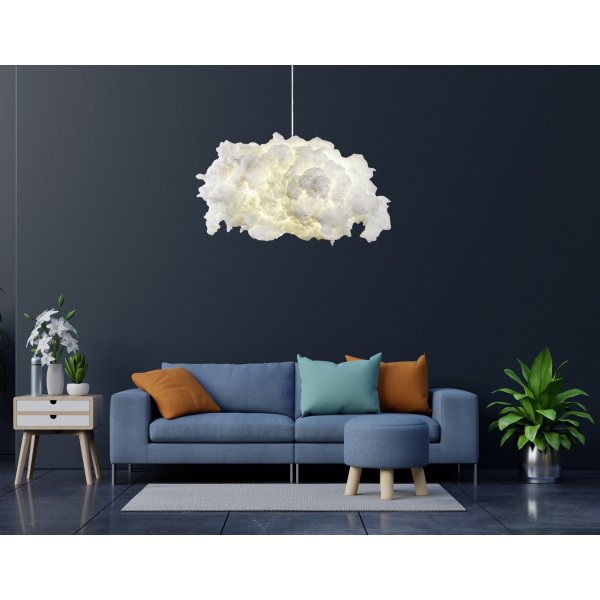 Plafondlamp wolk Ø60 cm - Wit Plafondlamp wolk Ø60 cm - Wit