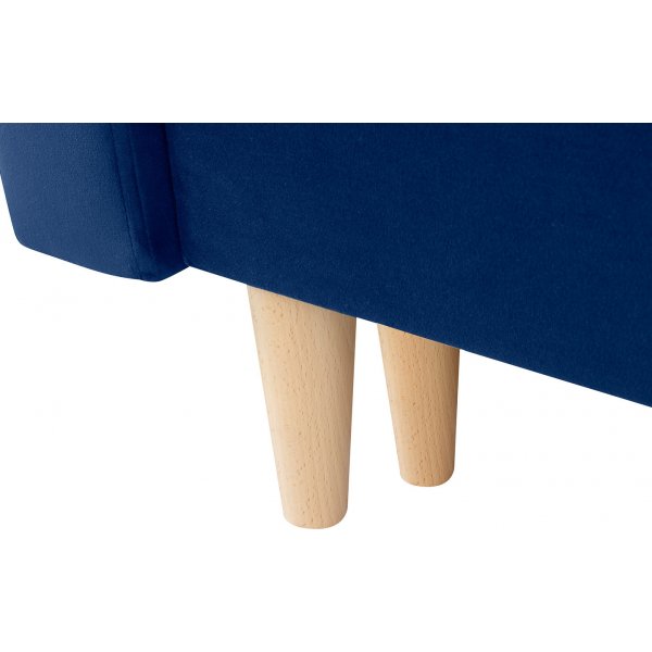 Canapé-lit 3 places Noret - Bleu Canapé-lit 3 places Noret - Bleu