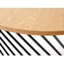 Table basse Kapitol 80 cm - Chne/noir