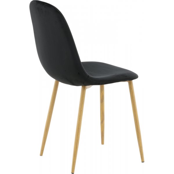 Bridge matstol - Svart/ljus valnöt Bridge matstol - Svart/ljus valnöt