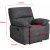 Fauteuil inclinable Coventry  mcanisme manuel - Microfibre grise