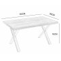 Agnes matbord 150x90 cm - Ekfoliering Agnes matbord 150x90 cm - Ekfoliering