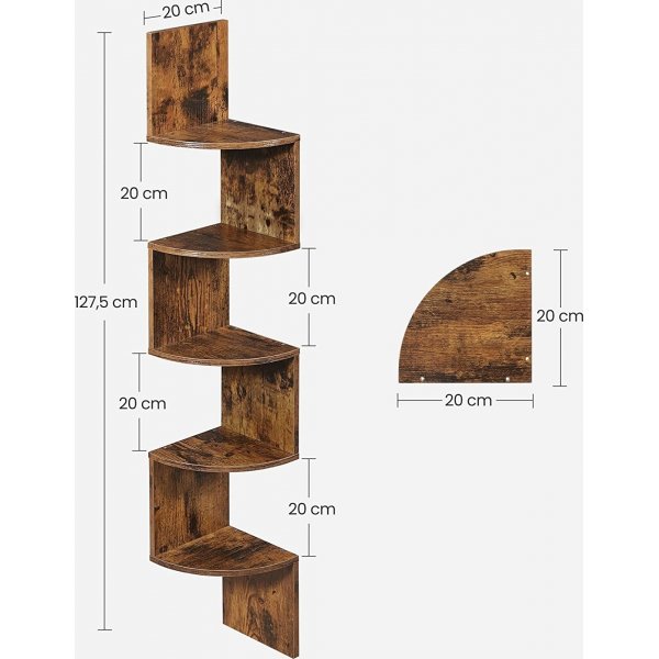 Damascus bokhylla - Brun Damascus bokhylla - Brun