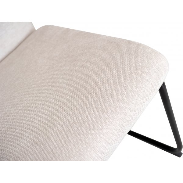 Chaise de salle  manger Stella - Beige/noir