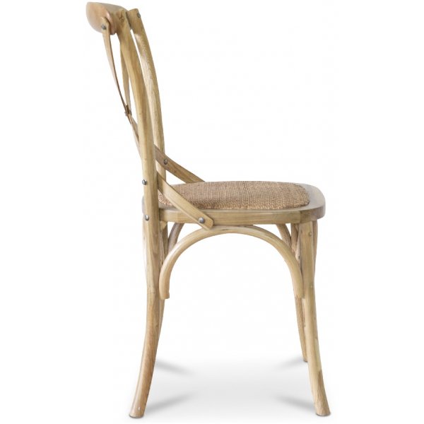 Gaston stol i oljat massivt tr�