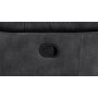 Reclinersoffa XL i grtt - 197 cm
