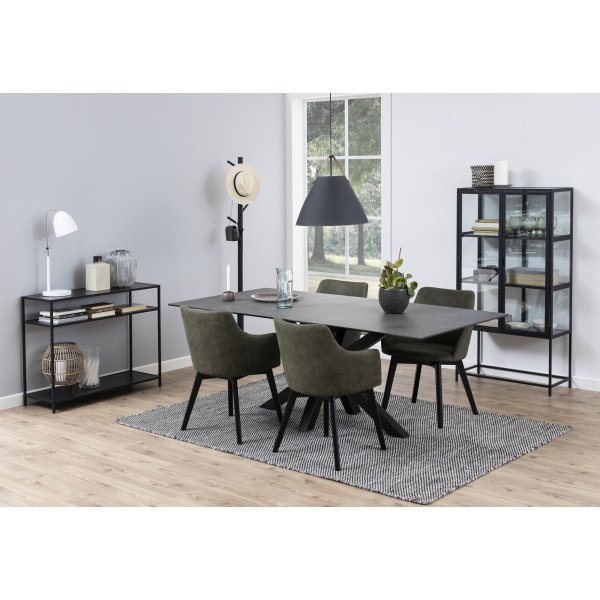 Seaford consoletafel 100 cm - Zwart