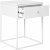 Tables d\\\'appoint blanches 40 x 40 cm - Blanc