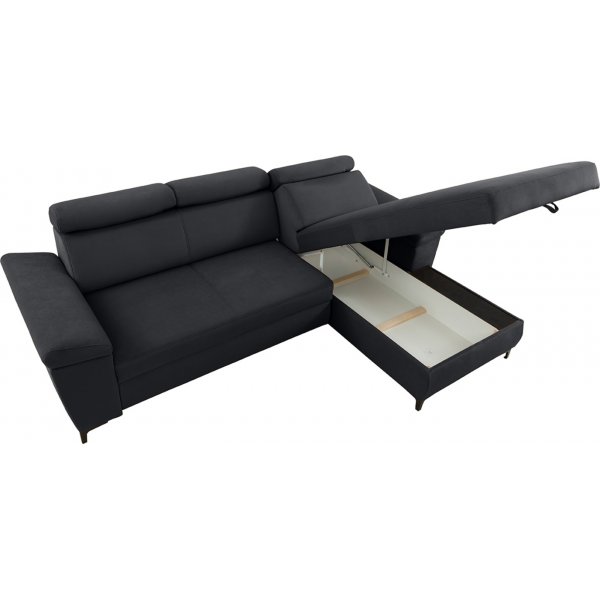 Santi divan slaapbank rechts - Grijs Santi divan slaapbank rechts - Grijs