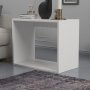 Bizayni satsbord 62x34 | 27x32 | 27x32 cm - Vit/ek