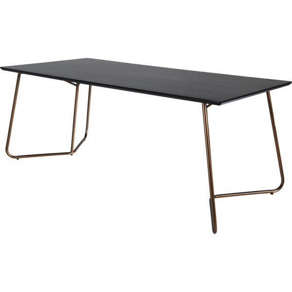Table à manger Cardinal 190 cm - Noir/cuivre Table à manger Cardinal 190 cm - Noir/cuivre