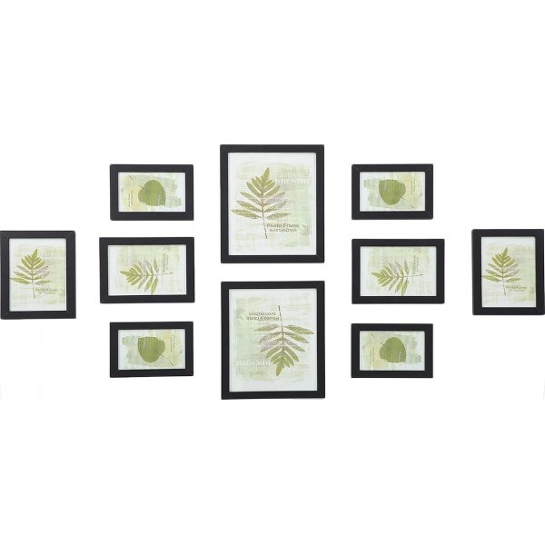 Jasmina fotoram, 10 st - Svart