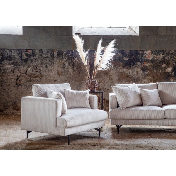 3-sits soffa i beige manchester - Hedlunda 3-sits soffa i beige manchester - Hedlunda
