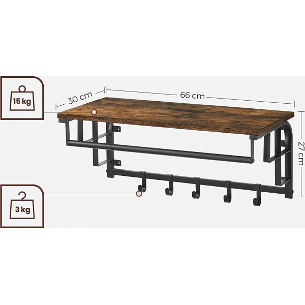 tagre  chapeaux Aleksander 66 cm - Marron/noir